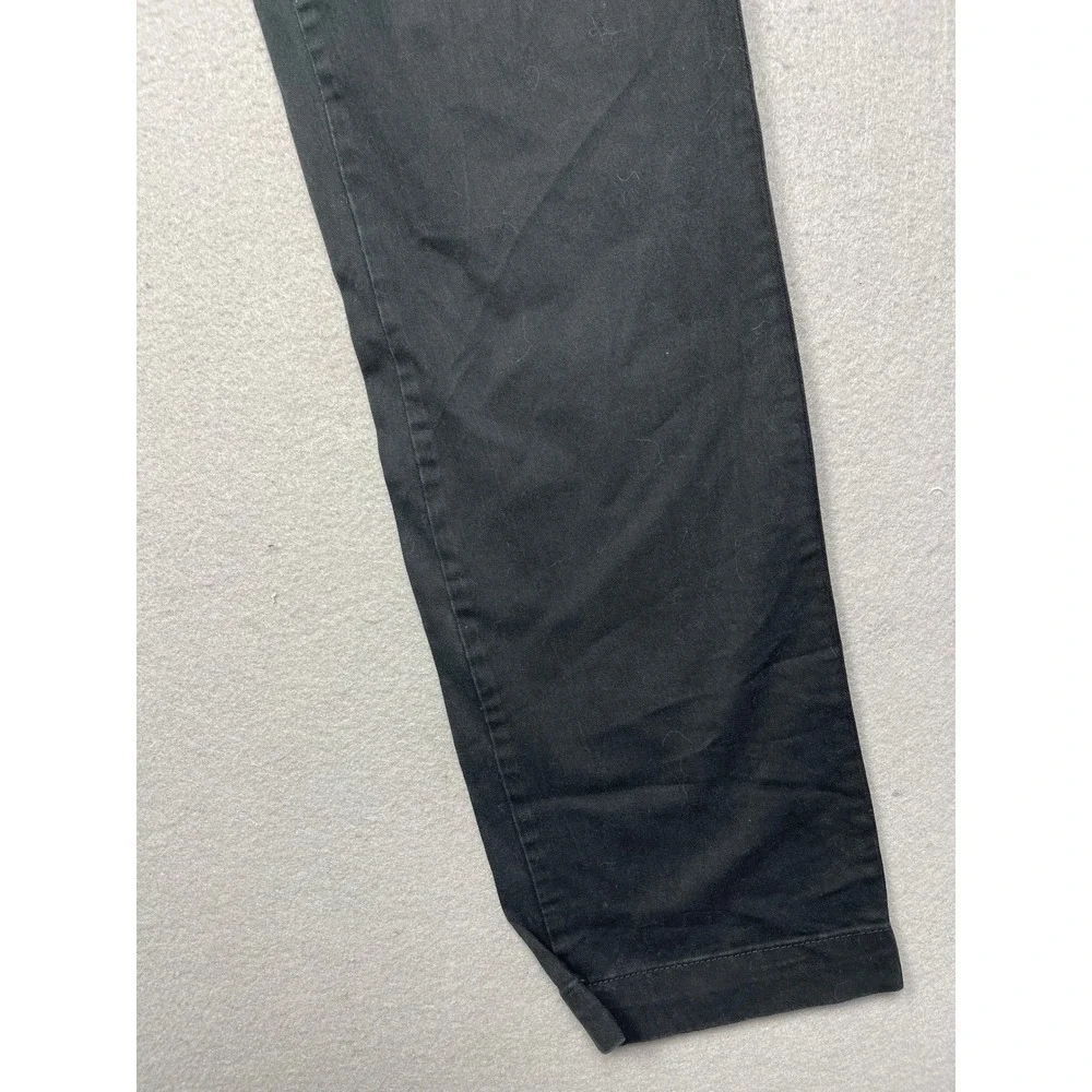 GAP Essential Khaki Slim Cotton Blend Black 32x32 Mens